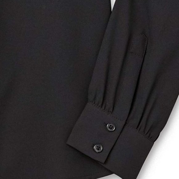 Womens Long Sleeve Ruffle Placket Button-up Blouse - Picture 2 of 5